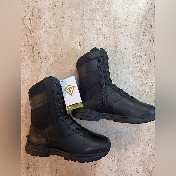 First Tactical 8in Side-Zip Duty Boot - Women's Size 7.5 Black MSRP 190.00 - Picture 5 of 7